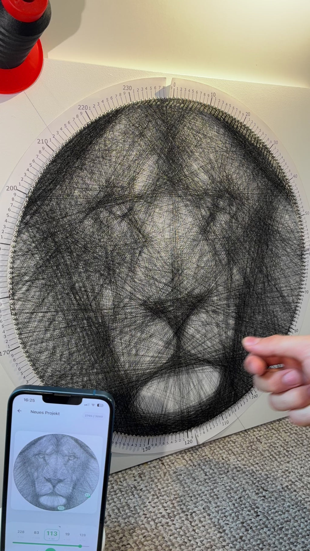 Fadenbild-App/String-Art-App - Erstelle völlig kostenfrei und unbegrenzt deine Fadenbilder !